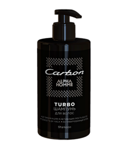 TURBO Hair and Body Shampoo ALPHA HOMME CARBON
