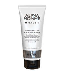 Shampoo-gel for hair and body ALPHA HOMME MMXVIII
