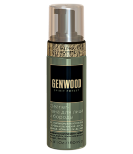 Genwood Cleaner Face and Beard Foam
